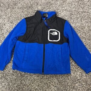 The North Face Black and Blue Fleece Jacket